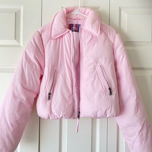 Urban outfitters pink coat